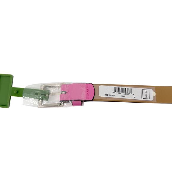 KATE SPADE New York Spade Belt in Rhododendron Grove / Pale Gold M main image 5